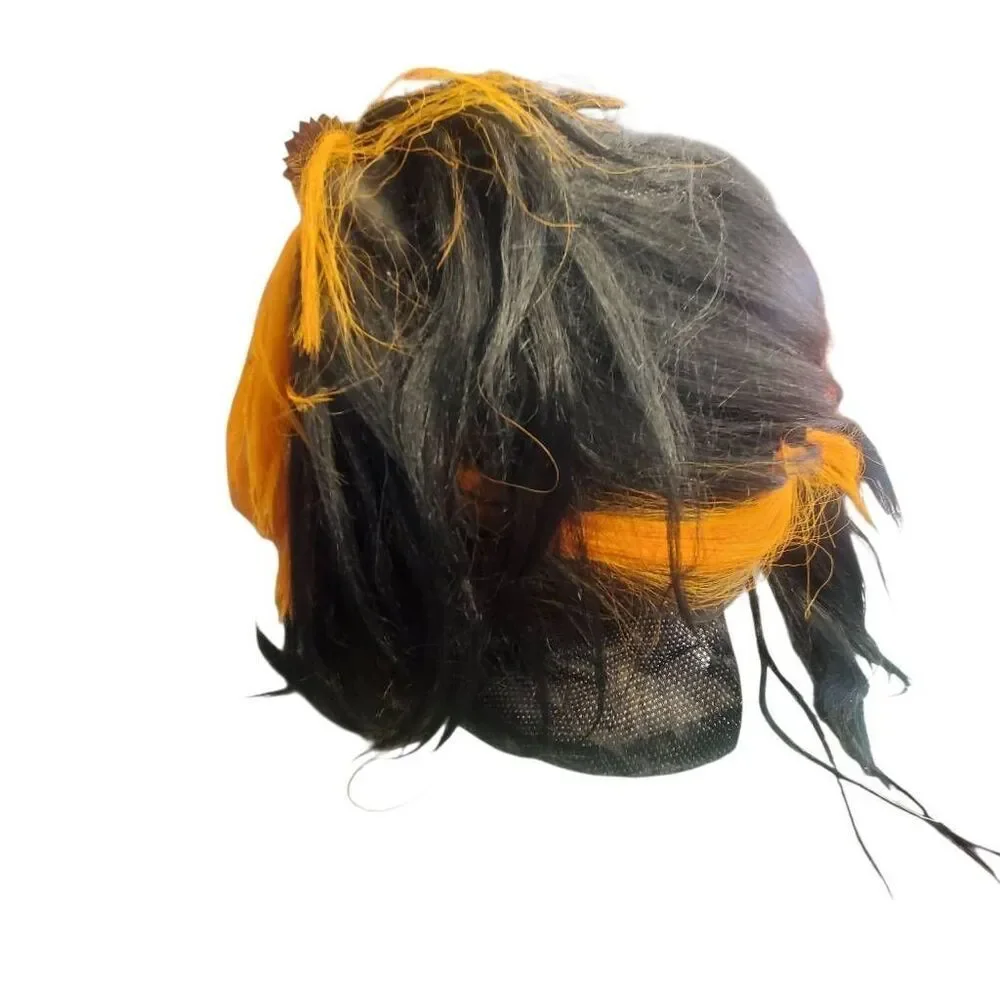 Rare 2002 Paper Magic Group Green Shruken Head Monster Halloween Mask